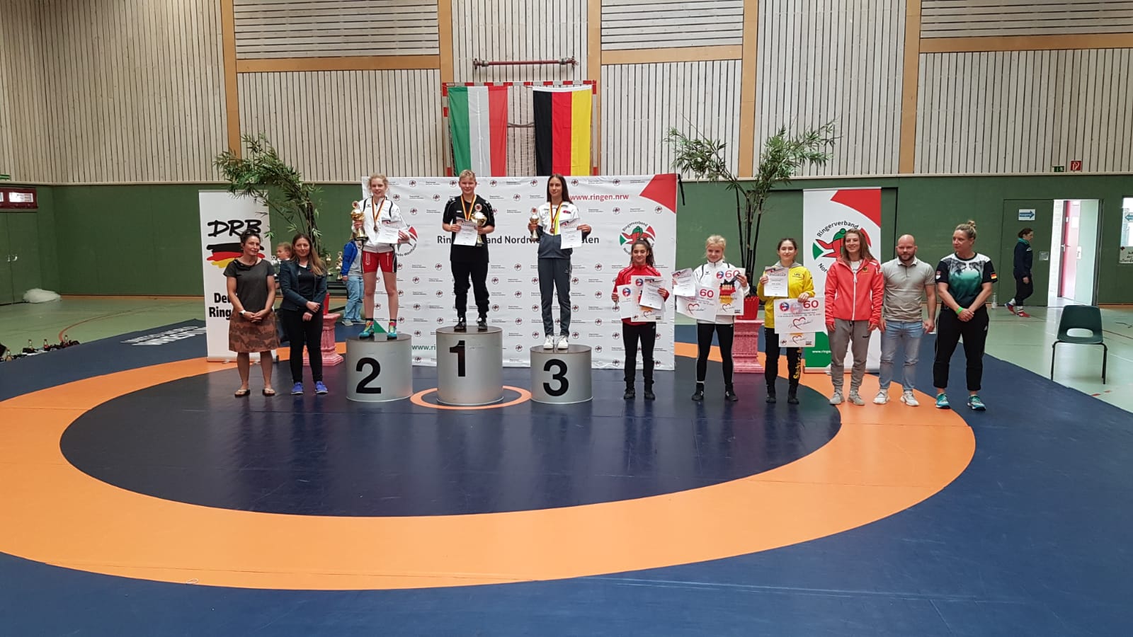 Sterne-Ringerinnen bei den Deutschen Meisterschaften erfolgreich